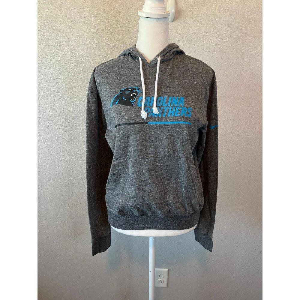 Nike NFL Carolina Panthers Hoodie Gray Size Small